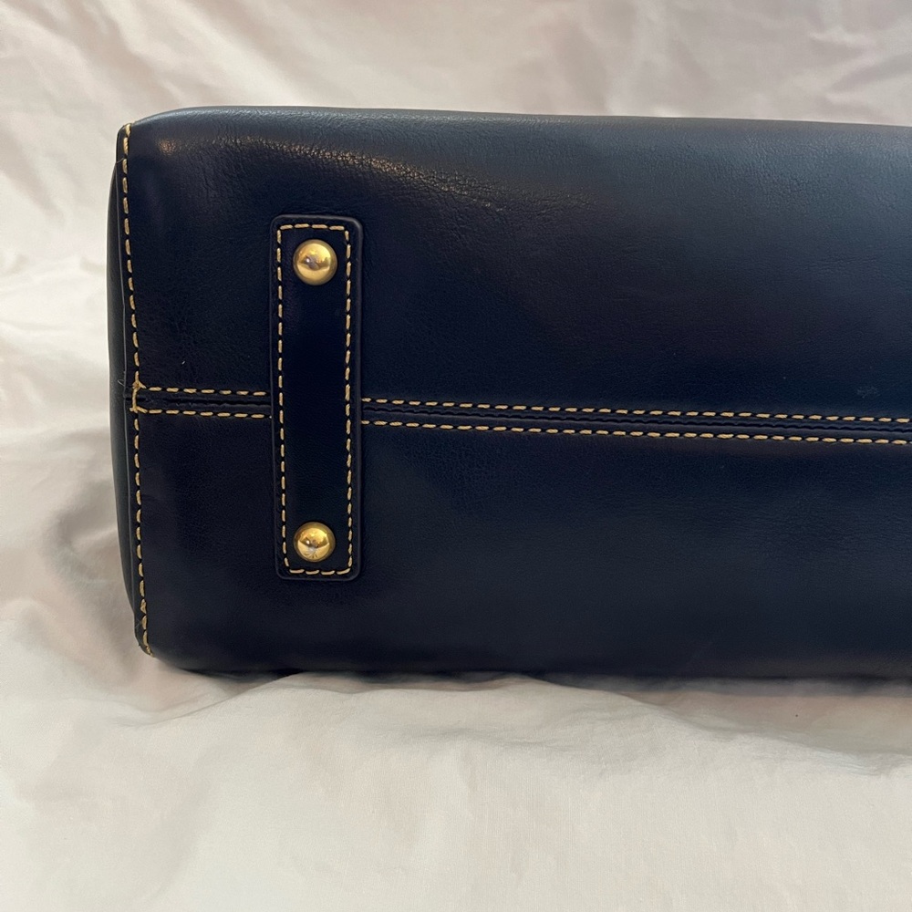 Dooney and Bourke Florentine Cameron satchel - Navy - Picture 9 of 11